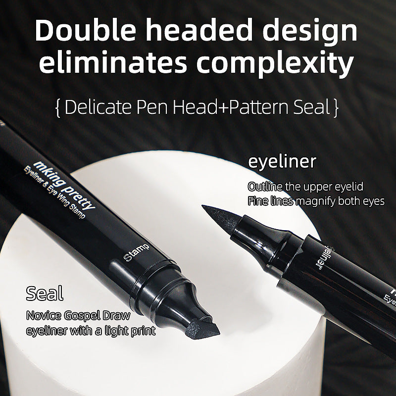 Big Eye Thick Black Double-headed Seal Liquid Eyeliner