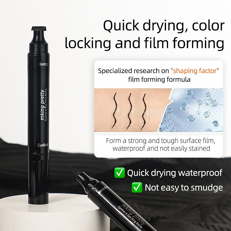 Big Eye Thick Black Double-headed Seal Liquid Eyeliner