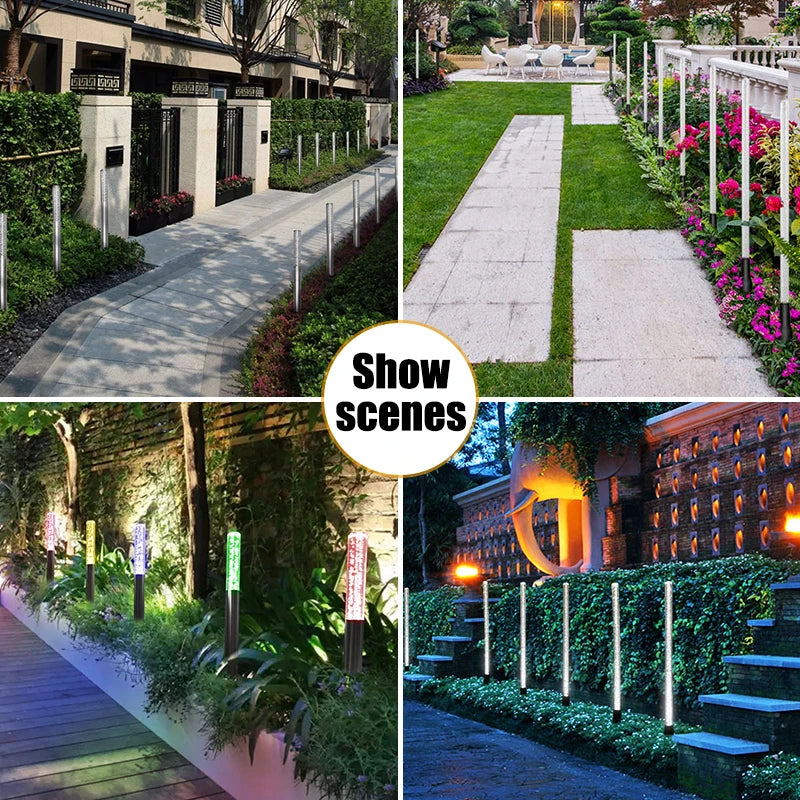 Solar Garden Lights Outdoor Set
