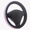 Sparkle Bling Rhinestone Plaid PU Material Steering Wheel Cover Universal Fit for Most Vehicles Lightweight Durable Protector