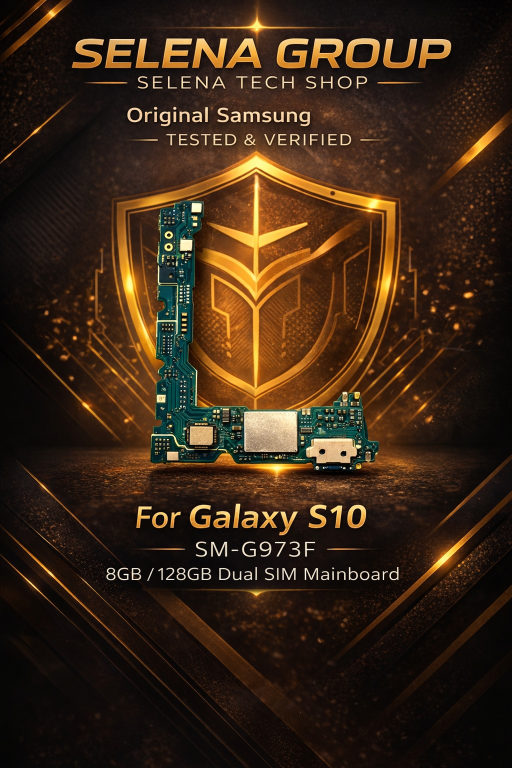 Samsung Galaxy S10 SM-G973F 8GB / 128GB Dual SIM Mainboard