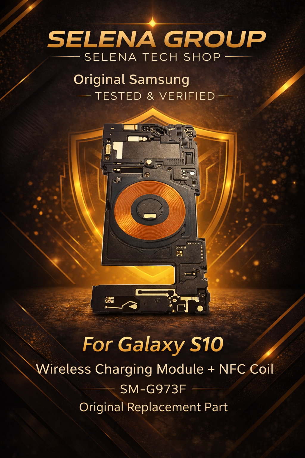 Samsung Galaxy S10 Wireless Charging Module + NFC Coil Original