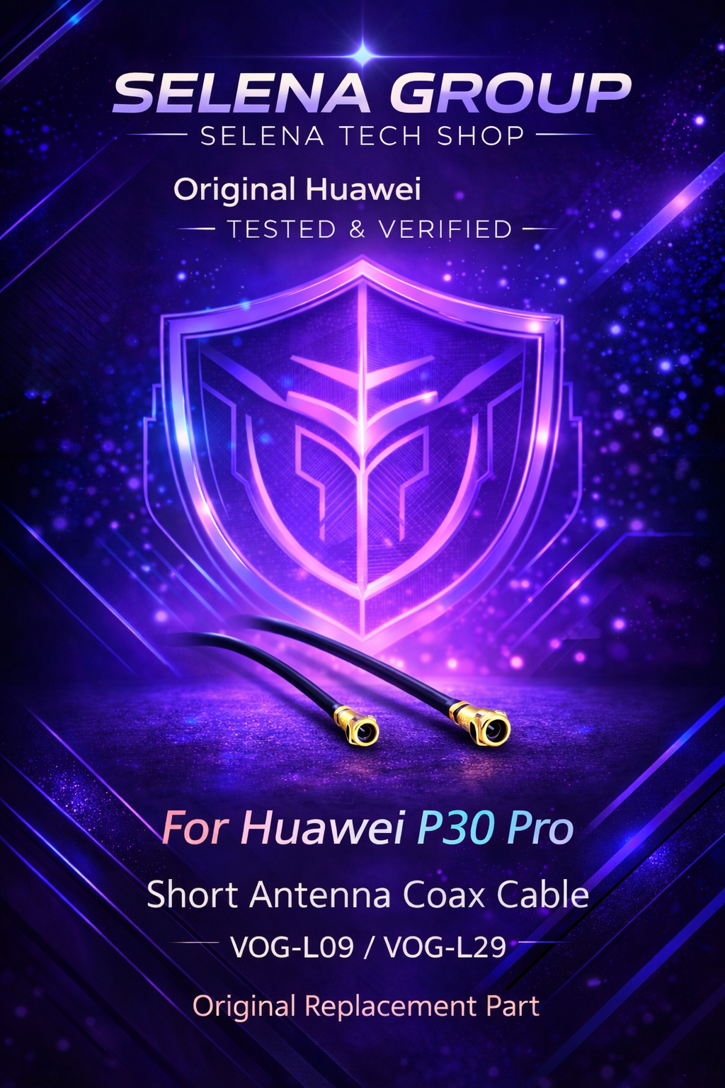 Huawei P30 Pro Short Antenna Coax Cable Original VOG-L09 / VOG-L29