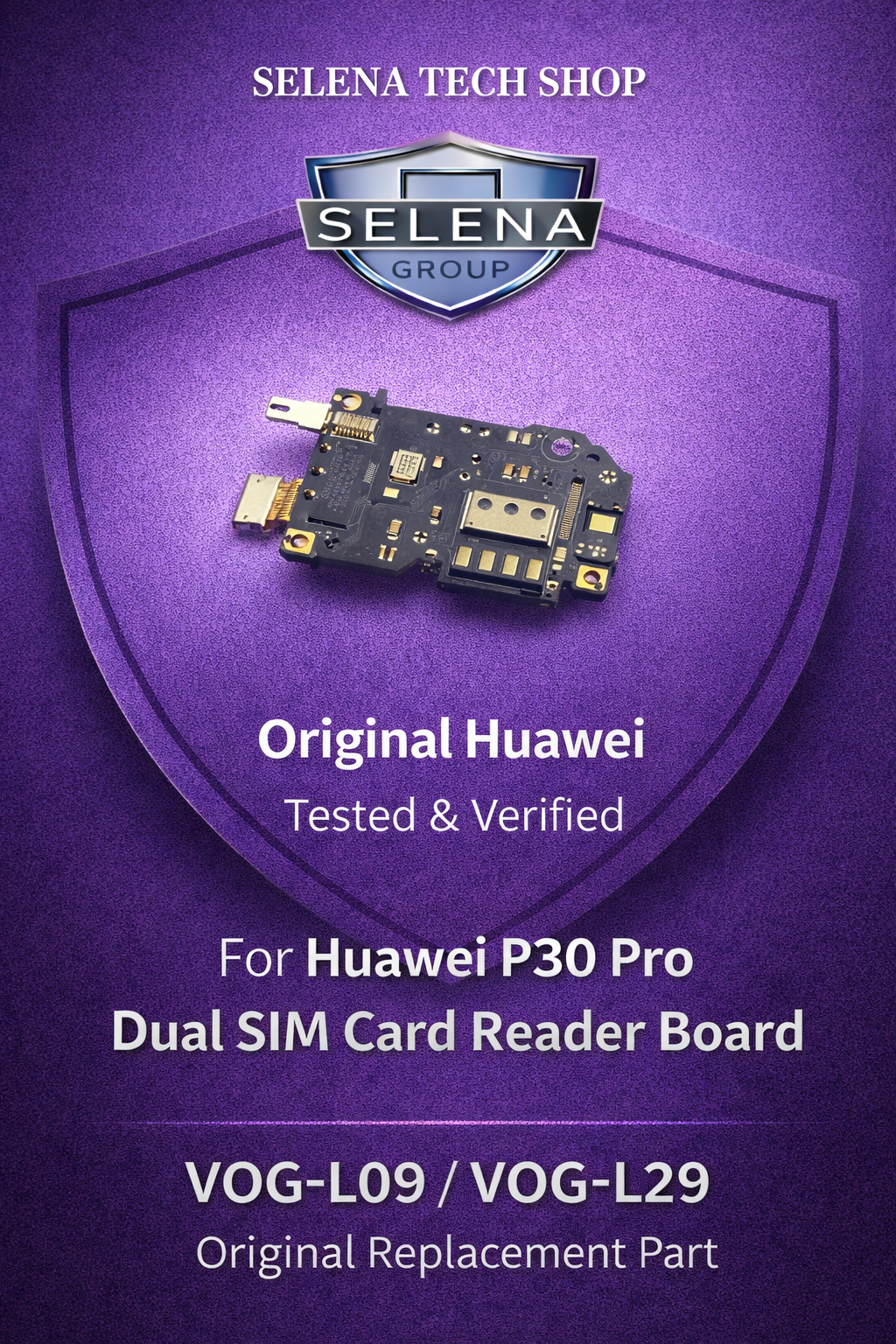 Huawei P30 Pro Dual SIM Card Reader Board