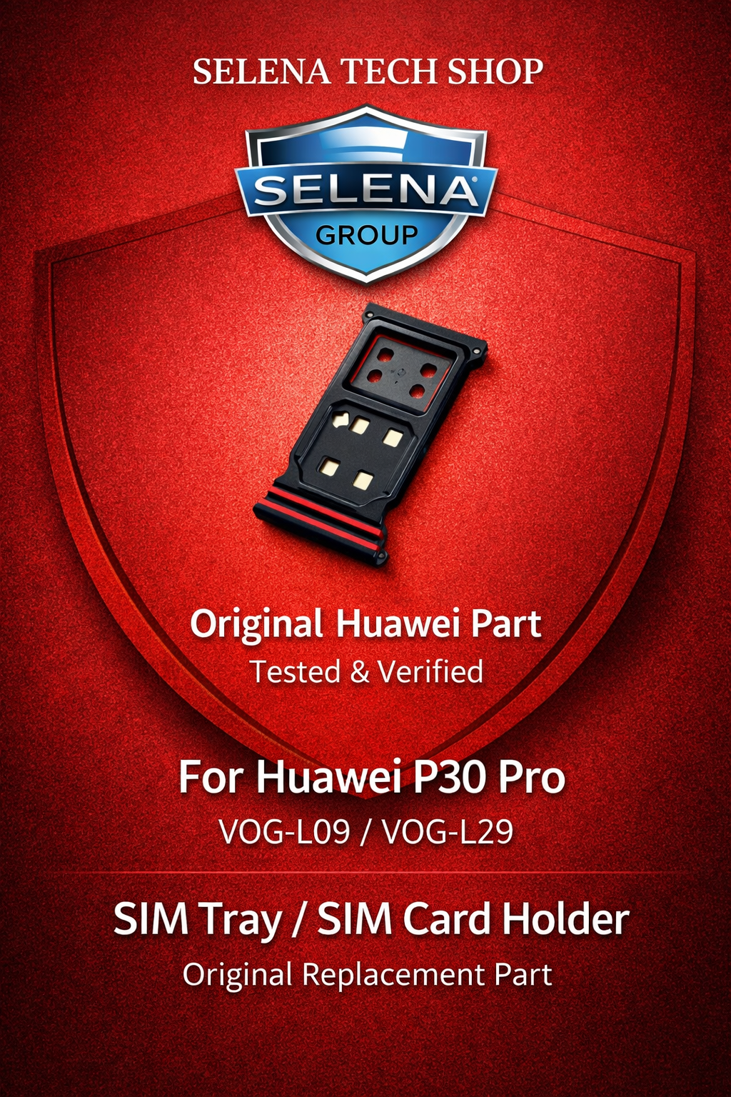 Huawei P30 Pro SIM Tray / SIM Card Holder VOG-L09 / VOG-L29
