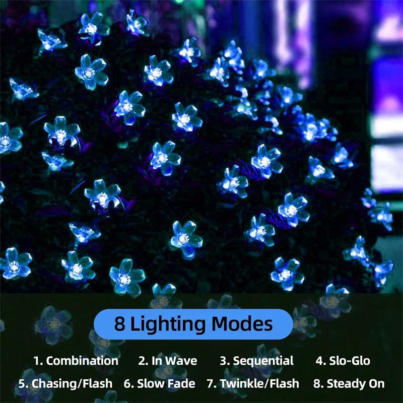 Solar LED Flower Lights – Waterproof Garden Decorative Lights for Outdoor Yard & Pathway