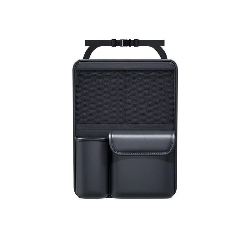 PU Leather Foldable Car Trunk Organizer – Multi‑Function Storage Bag  Rear Seat Hanging