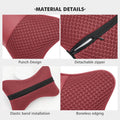 Headrest Pillow – supports neck and reduces tension
Lumbar Pillow – supports lower back and improves posture