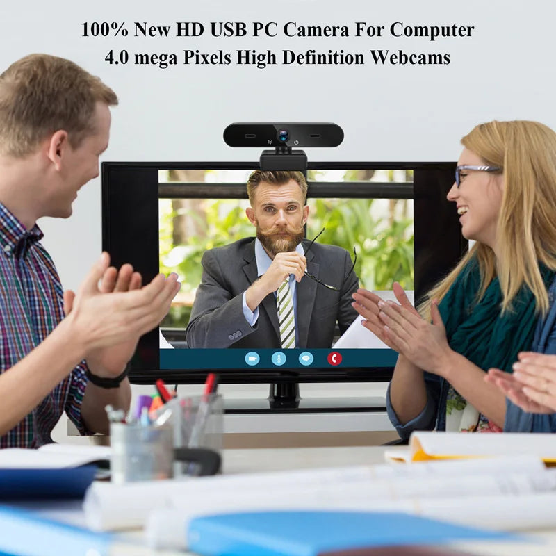 Hd Web Camera 1080p 2K 4K Living Video Calling Conference Microphone Autofocus Usb Computer Laptop Camera