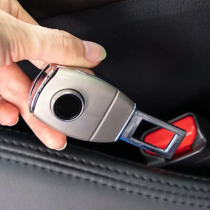1pcs Car Seat Belt Clip Extender Safety Seat Belt Lock Buckle Plug Thick Insert Socket Car Safety Belt Cover Seat Belt Buckle