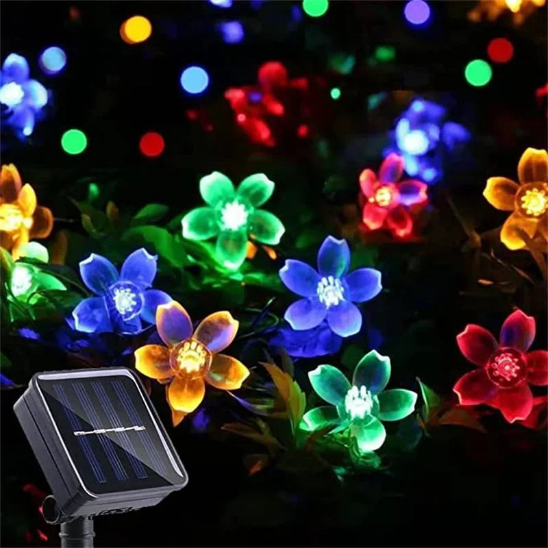 Solar LED Flower Lights – Waterproof Garden Decorative Lights for Outdoor Yard & Pathway