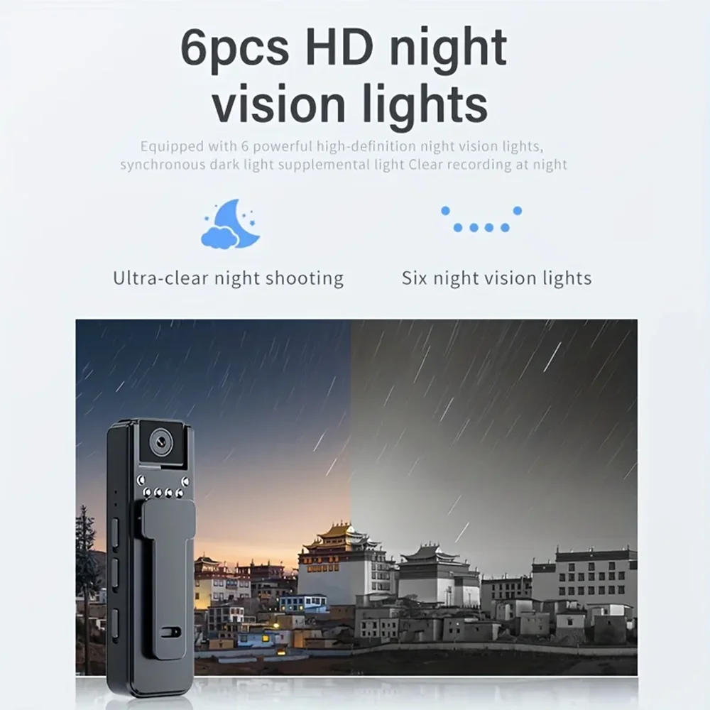 A8 HD 1080P Mini Camera Portable Small Digital Video IP Camera Recorder Cam Infrared Night Vision  Miniature Camcorder