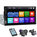 7 Inch Car Radio 1 Din MP5 Player Touch Screen Multimedia FM ISO Power Aux Input Bluetooth USB Mirror Link Universal Autoradio