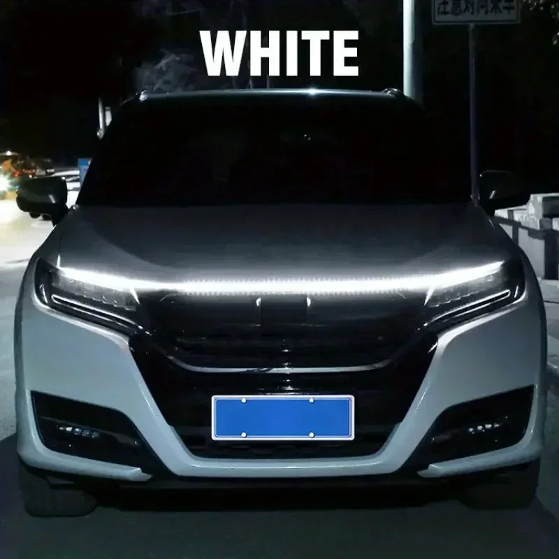 LED Car Hood Light Strip – 12V Ambient DRL Decorative Light