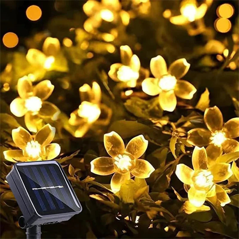 Solar LED Flower Lights – Waterproof Garden Decorative Lights for Outdoor Yard & Pathway