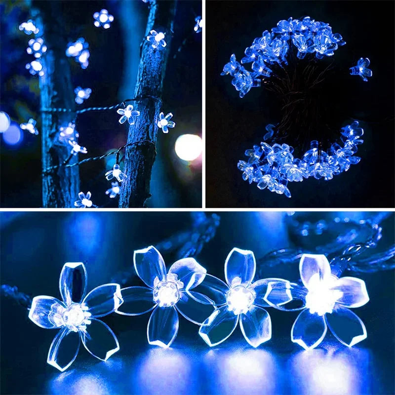 Solar LED Flower Lights – Waterproof Garden Decorative Lights for Outdoor Yard & Pathway