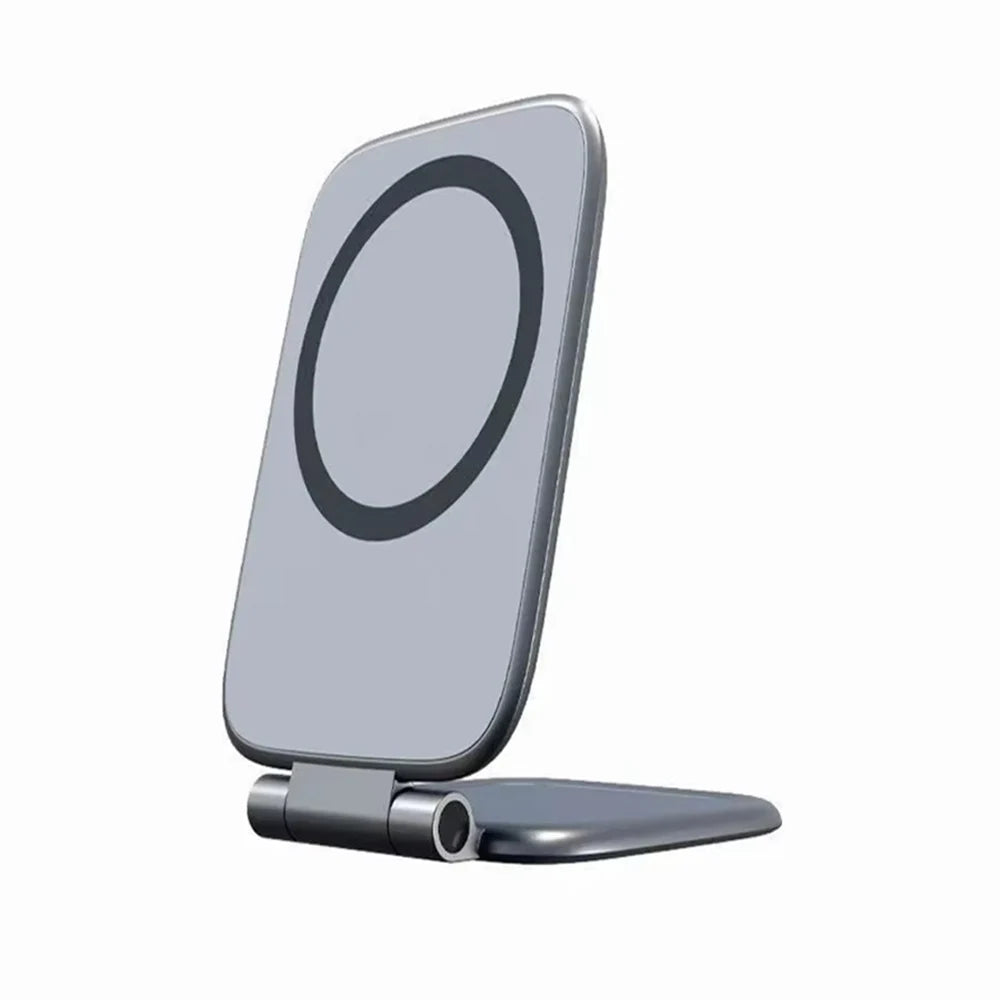 2026 New For Magsafe Dual Magnetic Phone Holder Ultra thin Foldable Smartphone Desks Stand In-car Anti-shake Navigation Mounted