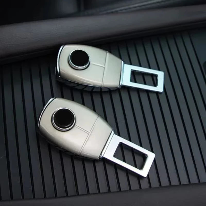 1pcs Car Seat Belt Clip Extender Safety Seat Belt Lock Buckle Plug Thick Insert Socket Car Safety Belt Cover Seat Belt Buckle