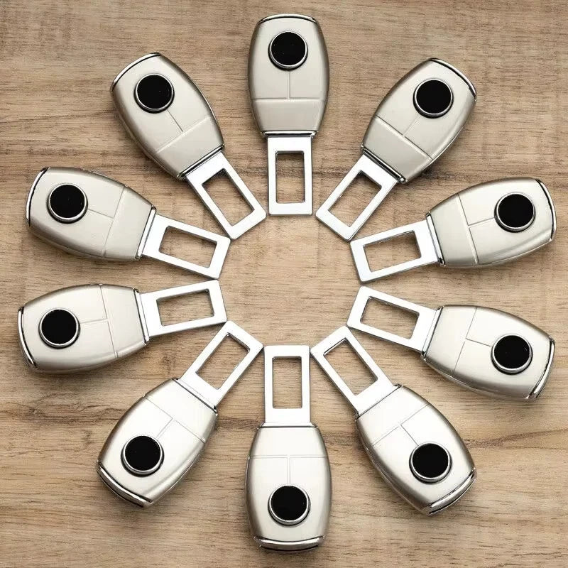 1pcs Car Seat Belt Clip Extender Safety Seat Belt Lock Buckle Plug Thick Insert Socket Car Safety Belt Cover Seat Belt Buckle