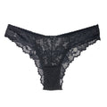 Sultry Lace-trimmed Low-rise Thong High-slit Mid-hip Underwear In European And American Style