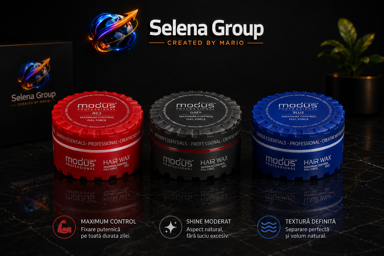 Modus Hair Wax Premium Styling  – Strong Hold & Matte Finish