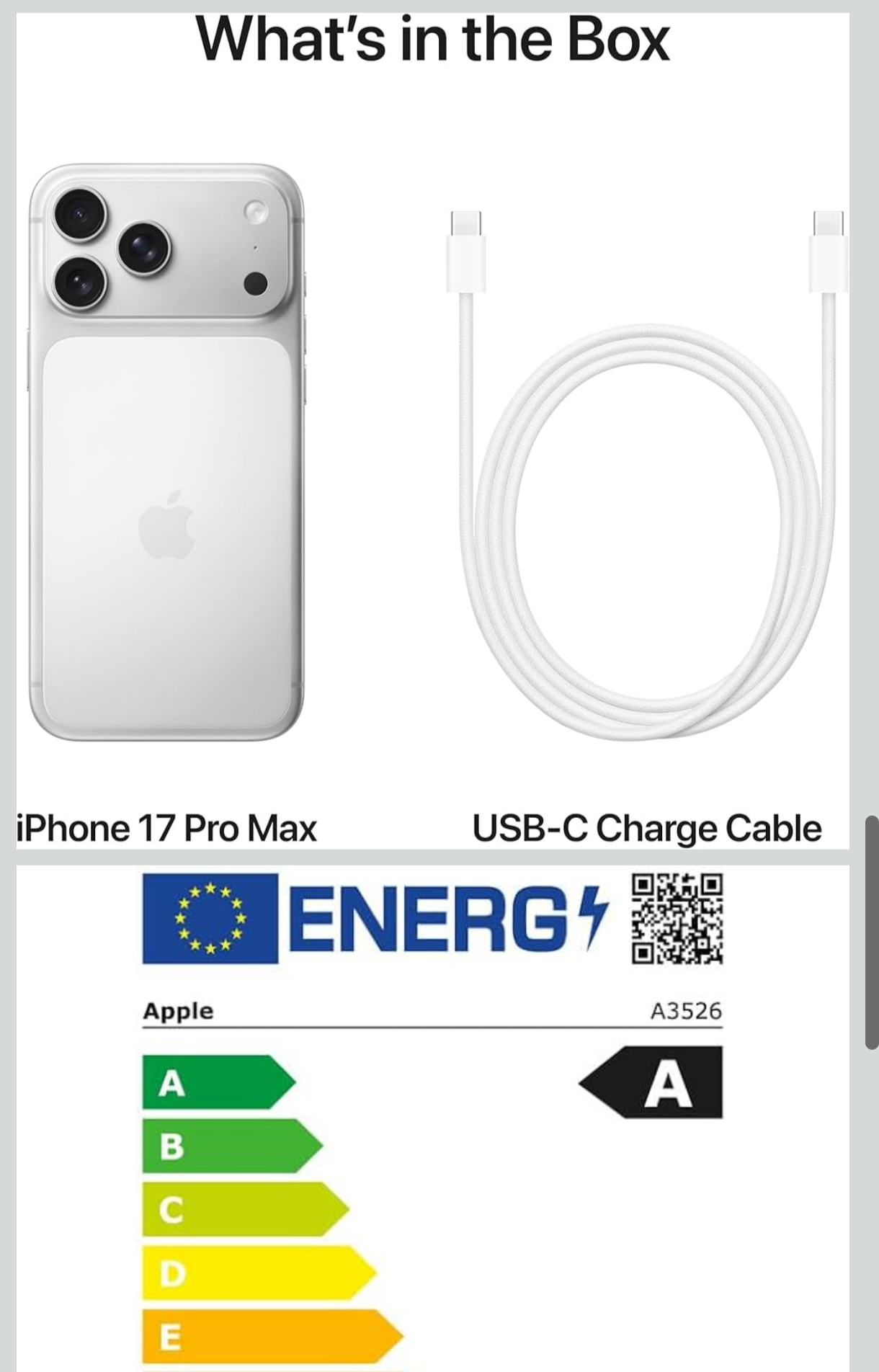 Apple iPhone 17 Pro Max 256GB –1TB Silver Titanium | Pro Camera System | Long Battery Life