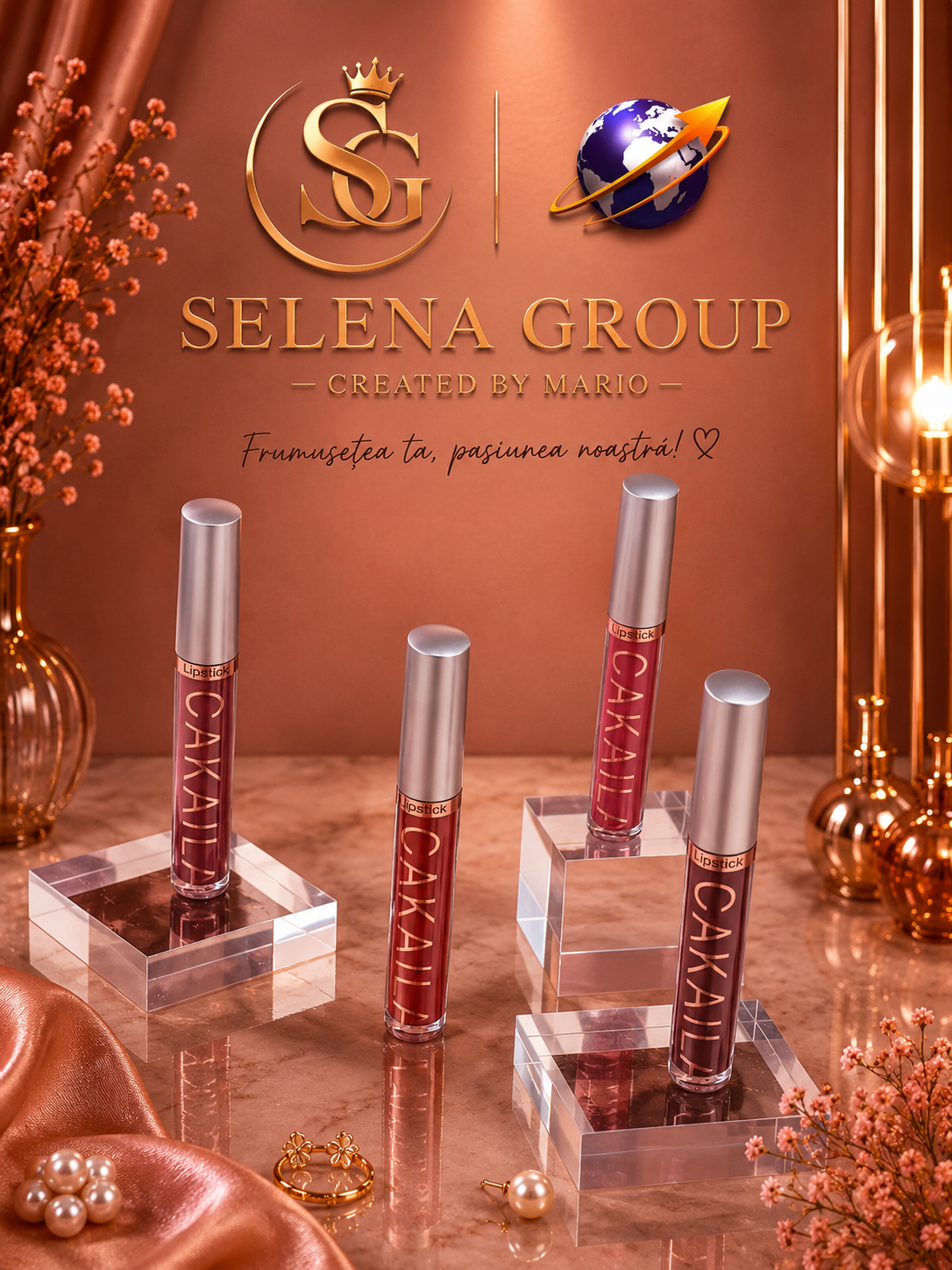 Selena Group Velvet Matte Lip Collection – Fruity Flavor Edition