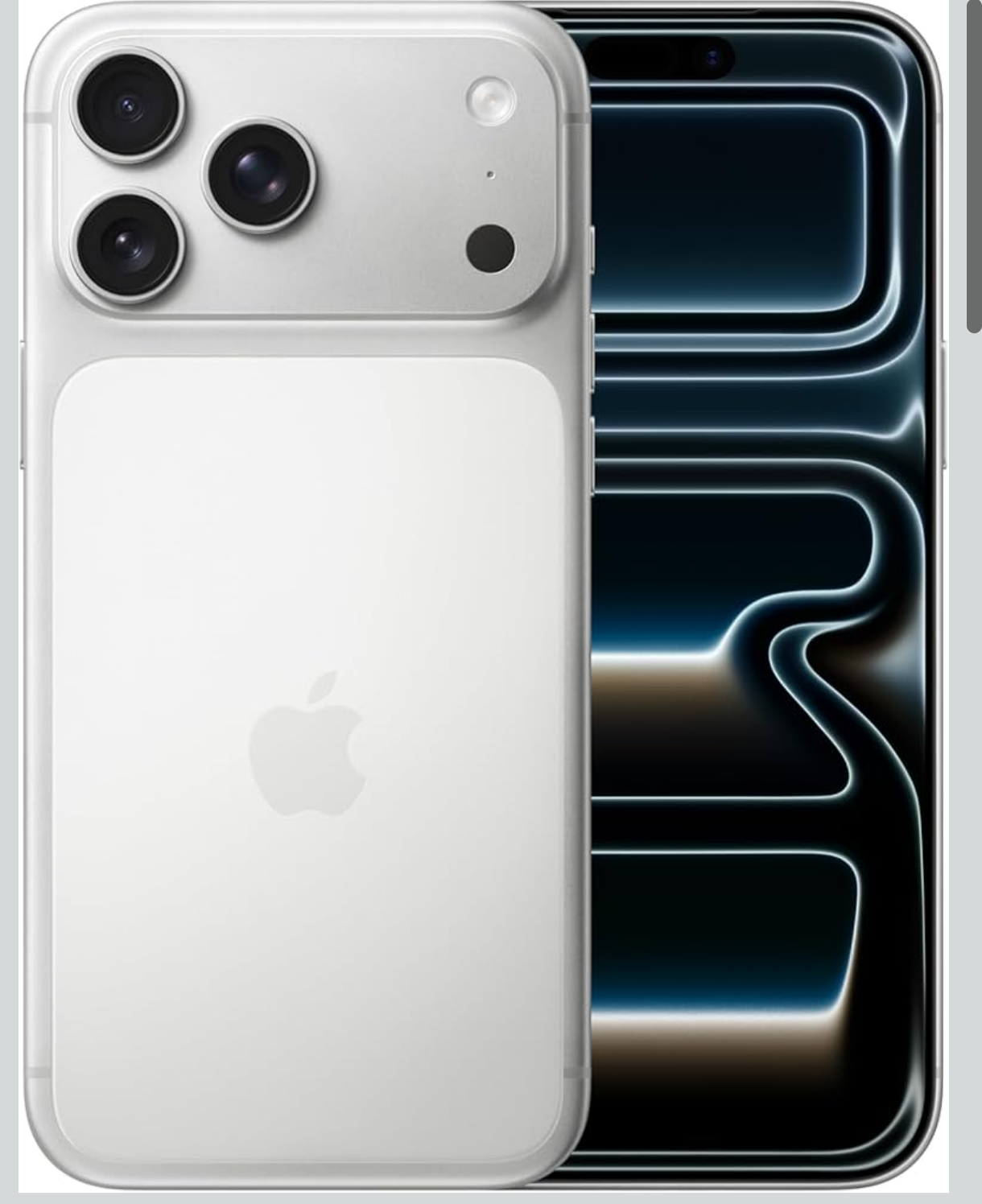 Apple iPhone 17 Pro Max 256GB –1TB Silver Titanium | Pro Camera System | Long Battery Life