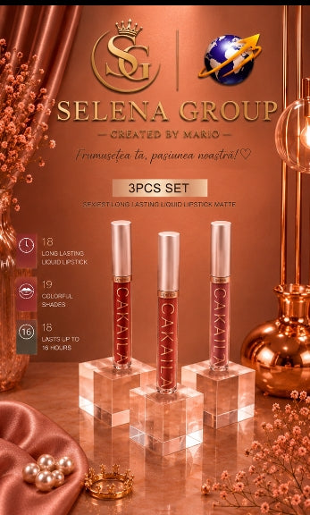 Selena Group Velvet Matte Lip Collection – Fruity Flavor Edition